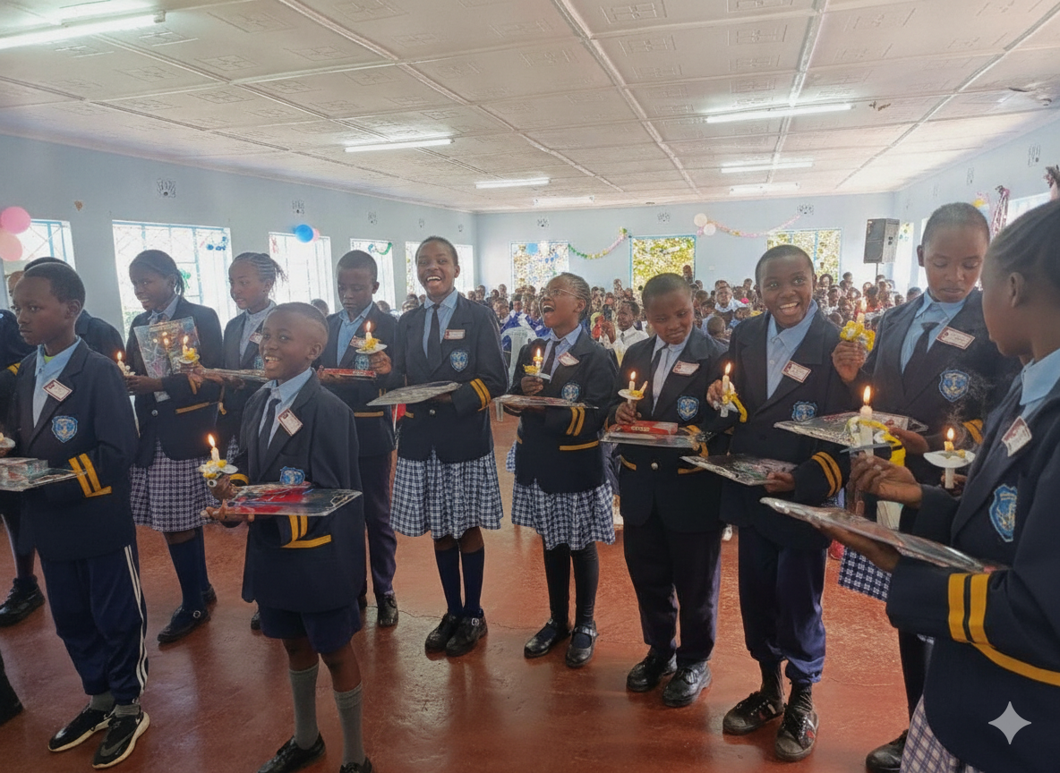Primary School Students active inside Classrooms